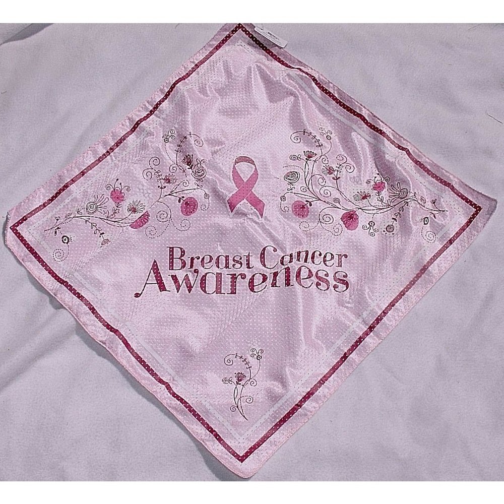 BCA FASHION BANDANA BREAST CANCER AWARENESS PINK OUT AGAINST CANCER NEW